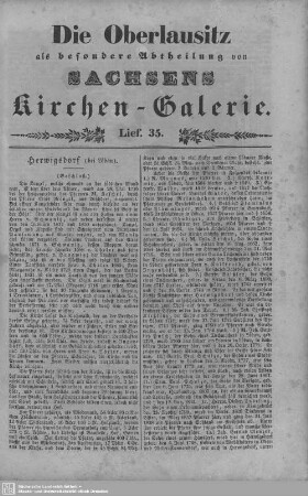 Herwigsdorf (Beschluß), Löbau : 35. Lieferung