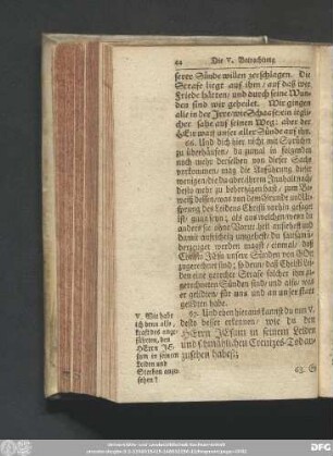 [Die V. Betrachtung wie Christus in seinem Leiden anzusehen sey.]