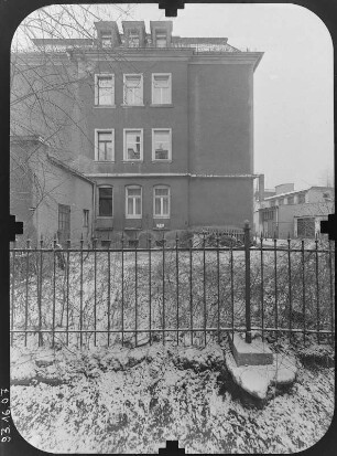 Dresden-Striesen, Bärensteiner Straße 10. Wohnhaus. Ansicht von Norden