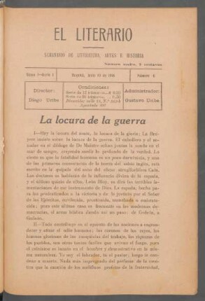 1916,1, 6: serie 1, tomo 1, número 6 (junio 10 de 1916)