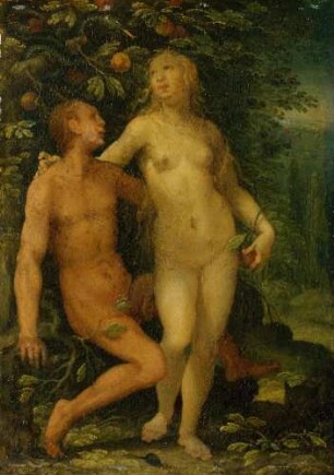 Adam und Eva unter dem Baum der Erkenntnis