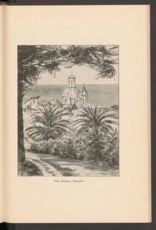 Villa Orotava, Teneriffa - [Zeichnung]