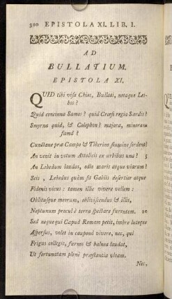 320-333, Epistola XI.