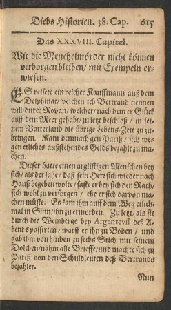 Das XXXVIII. Capitel.