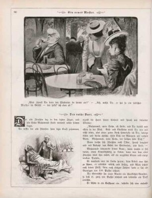 "Ein neues Muster" "Der rothe Bart"