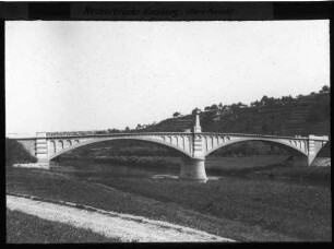 Neckarbrücke Hochberg, Obere Ansicht