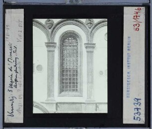 Venedig, S. Maria dei Miracoli : Fassade, Fenster