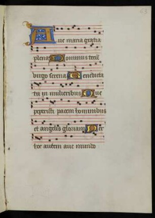 Sequentiae de virgine Maria (unvollständig)