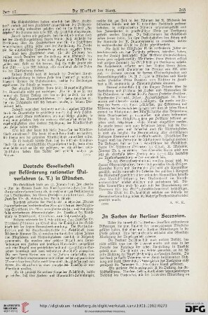 1: In Sachen Berliner Secession