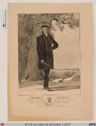 Bildnis Friedrich Wilhelm, Herzog von Braunschweig-Lüneburg-Oels (der "Schwarze Herzog")