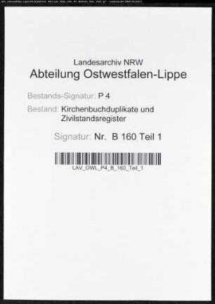 Heiratsbelege zum Zivilstandsregister der Stadt Kamen (AH 1812)