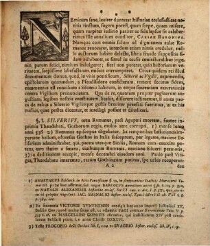 Dissertatio Historica Qva De Silverio Et Vigilio PP. MM. Et Potissimvm Illivs In Hvnc Lato Anathemate Narrationes Qvasdam Baronii