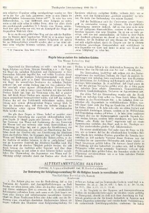821-822 Hegels Interpretation des indischen Geistes
