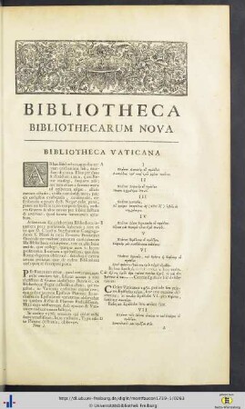 Bibliotheca Vaticana.
