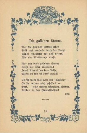 Die gold'nen Sterne