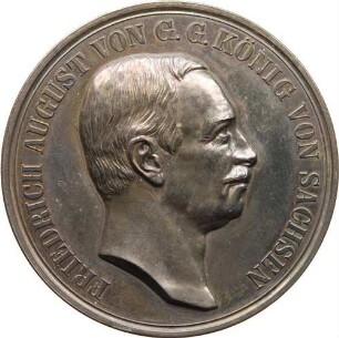 König Friedrich August III. - 140 Jahre Bergakademie Freiberg
