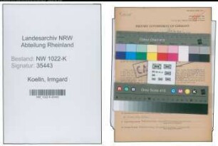 Entnazifizierung Irmgard Koelln , geb. 20.08.1905 (Teilhaberin)