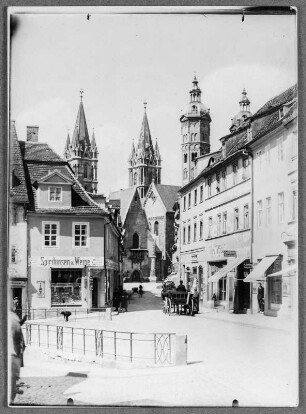 Vorm Dom zu Naumburg, von Osten