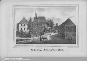 Kirche, Pfarre u. Schule zu Bärenstein : zu Lieferung 35