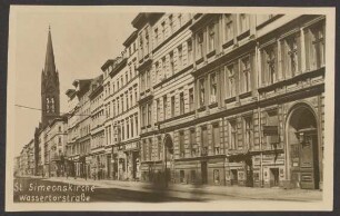 Ansichtskarte "St. Simeonskirche", Wassertorstraße