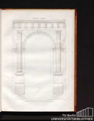 Portique dorique. Pl. 10.