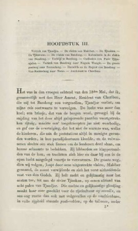 Hoofdstuk III. Vertrek van Tjandor. - De vlakte van Maléber...