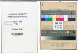 Entnazifizierung Kurt Jaekel , geb. 09.02.1909 (Schlosser)