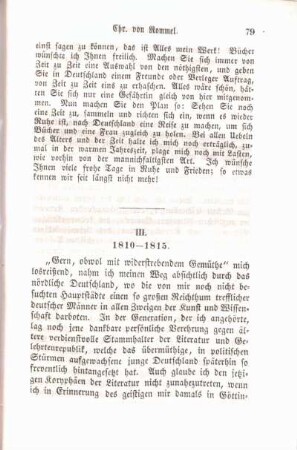 III. 1810 - 1815.