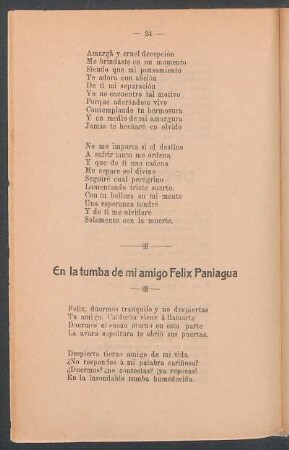 En la tumba de mi amigo Félix Paniagua