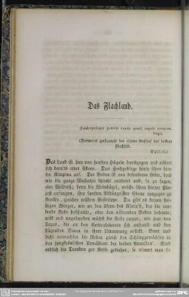 Das Flachland