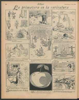 La primavera en la caricatura
