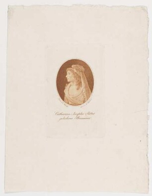 Bildnis der Catharina Josepha Ritter