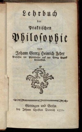 Lehrbuch der Praktischen Philosophie