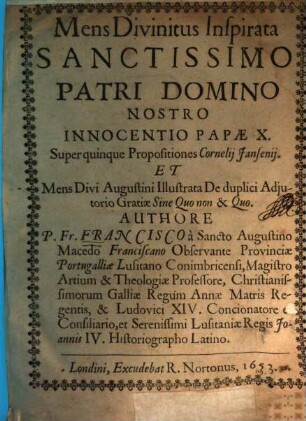 Mens divinitus inspirata