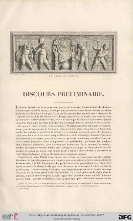 Discours Préliminaire
