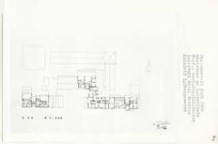 Gästehaus am Luisenplatz, Berlin-Charlottenburg (Diplomarbeit bei Bernhard Hermkes): Grundriss 5. Obergeschoss 1:200