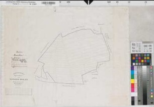 Wersen (Lotte), Teilung des Werser Holzes, Brouillonkarte
