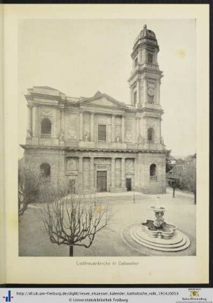 Illustration: Liebfrauenkirche in Gebweiler.