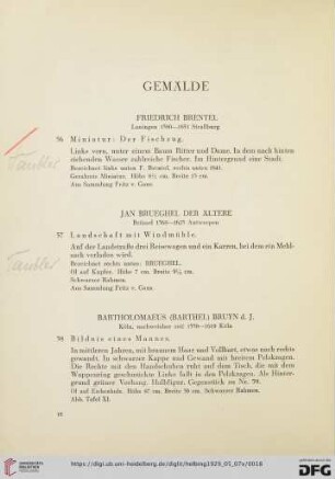 Gemälde (Nr. 56-69)