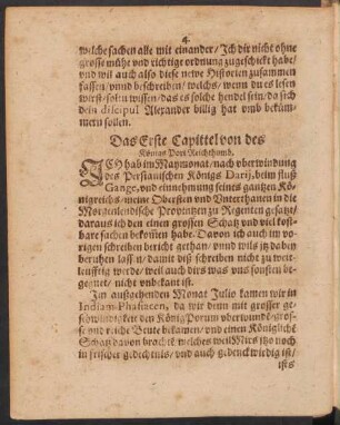 Das Erste Capittel von des Königs Pori Reichthumb.