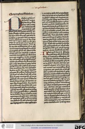Paulus apostolus non ab hominibus neque per hominem sed per Ihesum Christum et deum patrem...