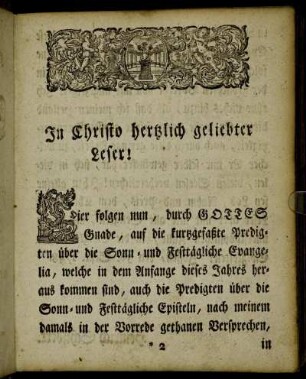 In Christo herzlich geliebter Leser!