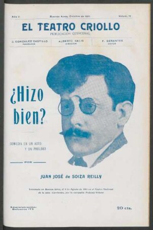 1911001100: ¿Hizo bien? : comedia en un acto y un prólogo