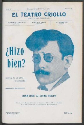 1911001100: ¿Hizo bien? : comedia en un acto y un prólogo