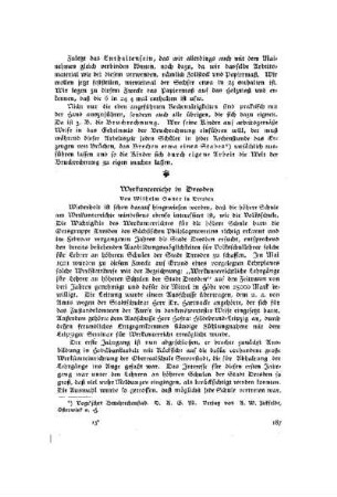 Werkunterricht in Dresden