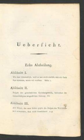 Uebersicht.