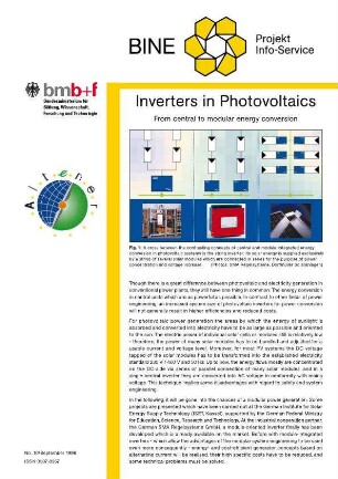 Inverters in Photovoltaik.
