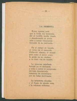 La derrota