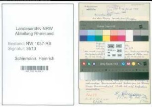 Entnazifizierung Heinrich Schiemann , geb. 28.09.1900 (Lehrer)