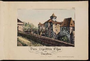 Das Spittler Thor zu Nürnberg. - Spittlertor, Nürnberg